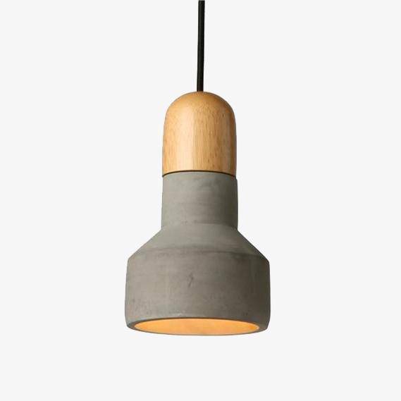 Suspension LED "Nordic Wood & Concrete" | Marco Lucetti Gris