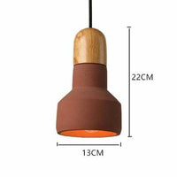 Suspension LED "Nordic Wood & Concrete" | Marco Lucetti Rouge
