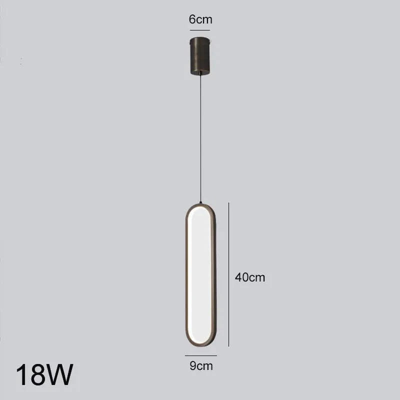Suspension LED Nordik Art | Marco Lucetti 6 / 1 m de fil / Blanc froid