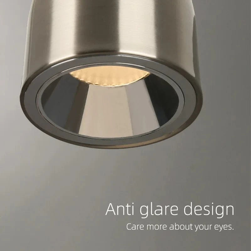 Suspension LED Nordik Nickel Brushed | Marco Lucetti Nickel / 7W / Blanc chaud