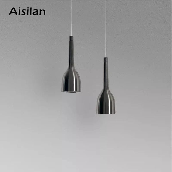 Suspension LED Nordik Nickel Brushed | Marco Lucetti Nickel / 7W / Blanc chaud