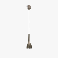 Suspension LED Nordik Nickel Brushed | Marco Lucetti Nickel / 7W / Blanc chaud