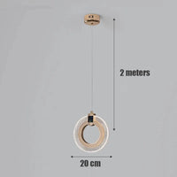 Suspension LED Nordikraft suspendu. | Marco Lucetti Rond / Lumière chaude