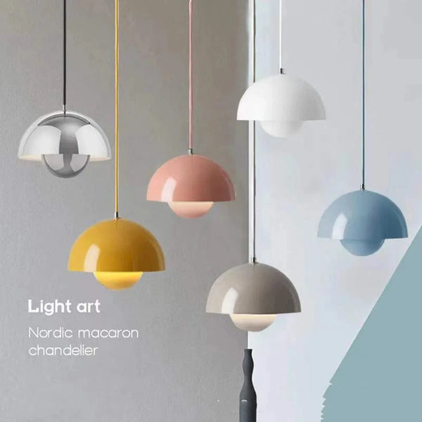 Suspension LED Nordique Colorée pour Décor de Salon | Marco Lucetti