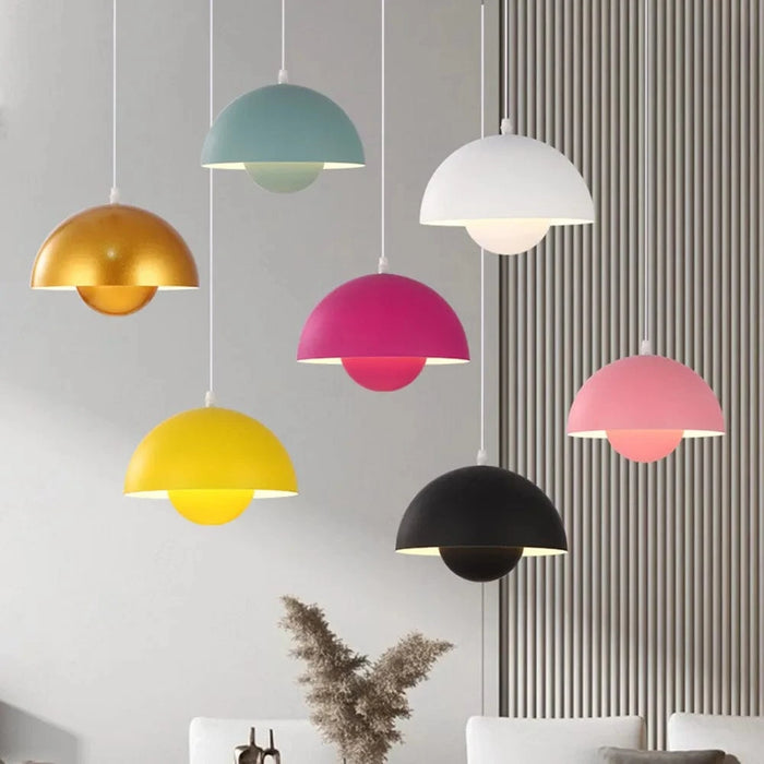 Suspension LED Nordique Colorée pour Décor de Salon | Marco Lucetti