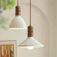 Suspension LED nordique en bois massif et céramique de haute qualité | Marco Lucetti