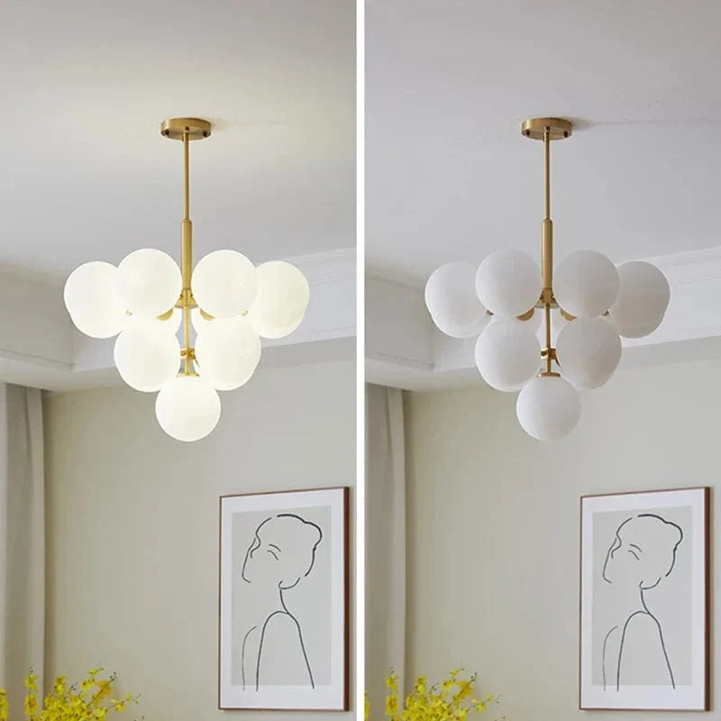 Suspension LED nordique en boule de verre design | Marco Lucetti