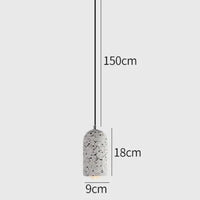 Suspension LED nordique en ciment coloré | Marco Lucetti Gris