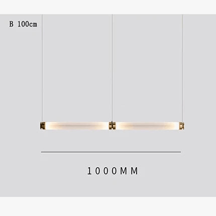 Suspension LED nordique en verre de luxe | Marco Lucetti