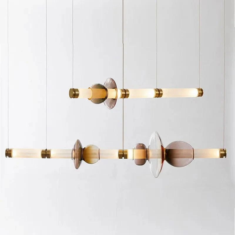 Suspension LED nordique en verre de luxe | Marco Lucetti