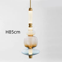 Suspension LED nordique en verre de luxe | Marco Lucetti H 85cm / Blanc froid