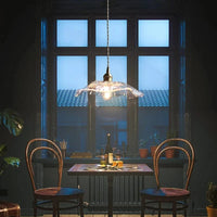 Suspension LED Nordique en Verre Laiton - Fleur Scandinave | Marco Lucetti