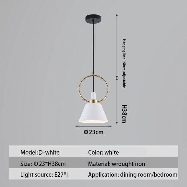 Suspension LED Nordique Haston | Marco Lucetti D - Blanc / Chaude