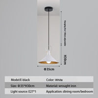 Suspension LED Nordique Haston | Marco Lucetti E - Blanc / Chaude