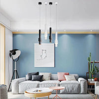 Suspension LED Nordique - Lampe suspendue longue LED tube - Lustre chambre Dimmable - | Marco Lucetti