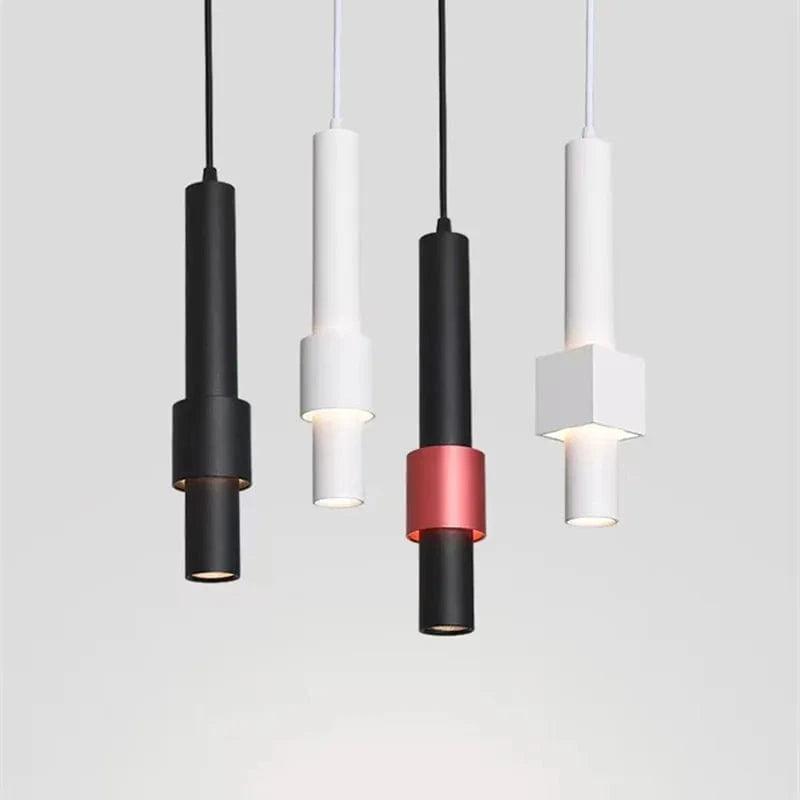 Suspension LED Nordique - Lampe suspendue longue LED tube - Lustre chambre Dimmable - | Marco Lucetti