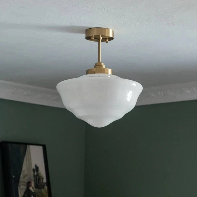 Suspension LED Nordique Moderne en Verre avec Prise en Cuivre | Marco Lucetti