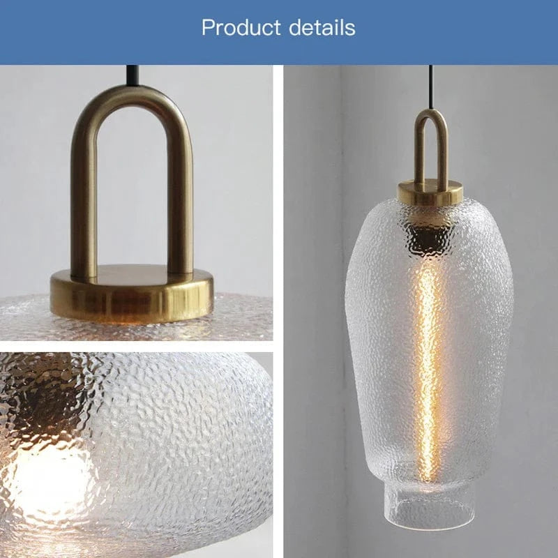 Suspension LED nordique moderne en verre | Marco Lucetti