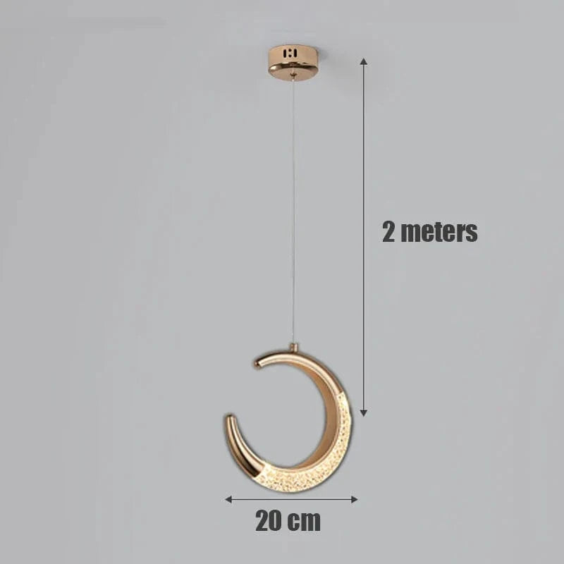 Suspension LED nordique moderne et luxueuse  Édition Premium | Marco Lucetti Lune / 0-5W / Lumière chaude | Chine