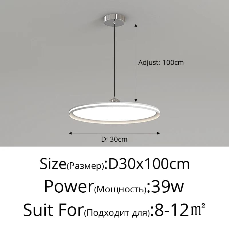 Suspension LED nordique "Nordic Flying Saucer" | Marco Lucetti