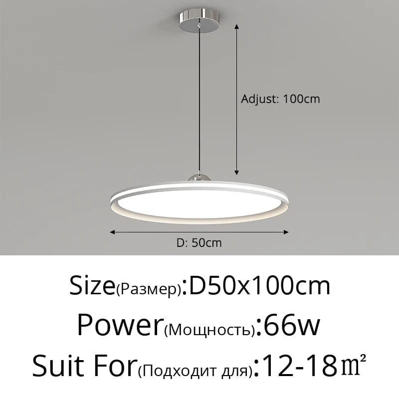 Suspension LED nordique "Nordic Flying Saucer" | Marco Lucetti