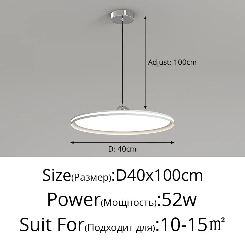 Suspension LED nordique "Nordic Flying Saucer" | Marco Lucetti