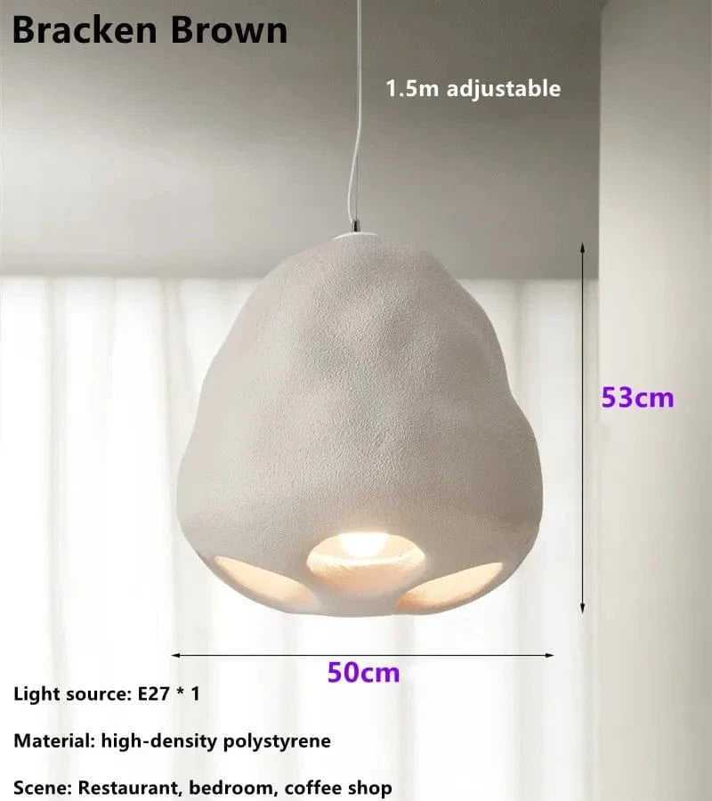 Suspension LED nordique personnalisée pour une décoration de maison tendance | Marco Lucetti Corps de lampe marron / Lumière froide 6000K