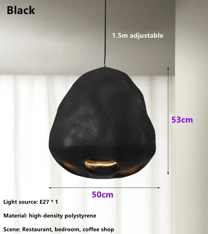 Suspension LED nordique personnalisée pour une décoration de maison tendance | Marco Lucetti Corps de lampe noir / Lumière froide 6000K