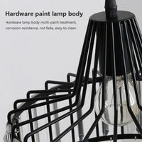 Suspension LED nordique pour cuisine île - Lustre moderne en fer noir et verre  | Marco Lucetti