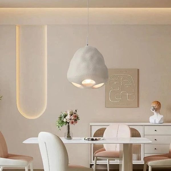 Suspension LED Nordique pour Salle à Manger Wabi Sabi | Marco Lucetti Gris ciment D50cm / Lumière blanche 6500K