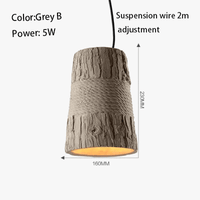 Suspension LED nordique Style industriel LOFT - Lustre Rétro - Bois ciment - Barre Spot - Long fil - 110V 220V | Marco Lucetti