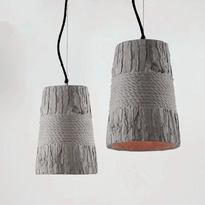 Suspension LED nordique Style industriel LOFT - Lustre Rétro - Bois ciment - Barre Spot - Long fil - 110V 220V | Marco Lucetti
