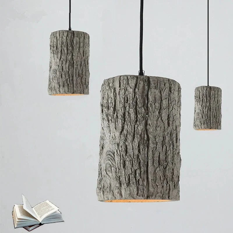 Suspension LED nordique Style industriel LOFT - Lustre Rétro - Bois ciment - Barre Spot - Long fil - 110V 220V | Marco Lucetti