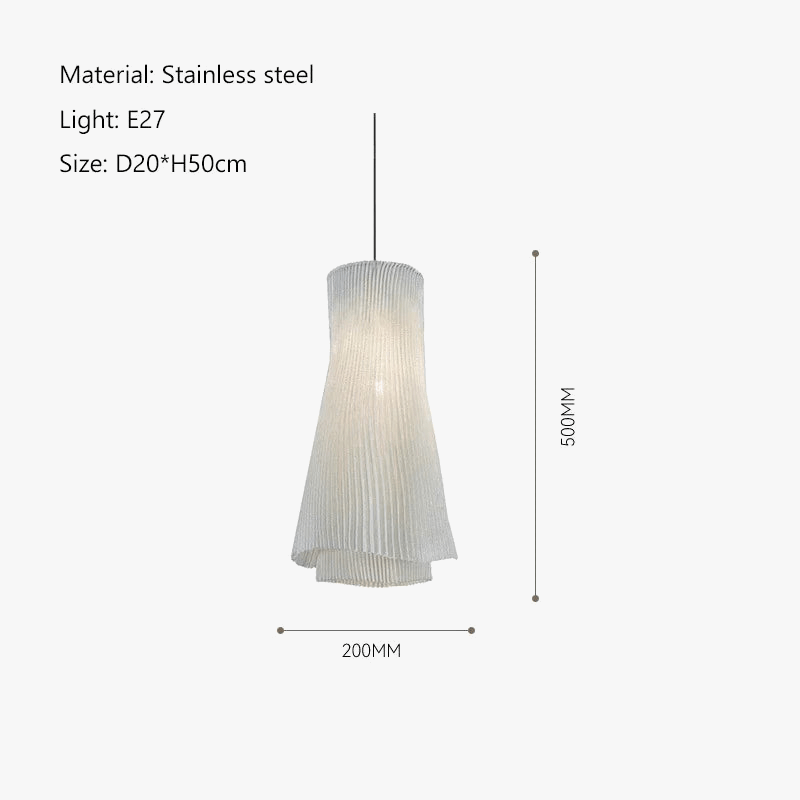 Suspension LED Nordique Wabi Sabi pour Salon Restaurant Lustre Luminaire. | Marco Lucetti