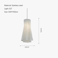 Suspension LED Nordique Wabi Sabi pour Salon Restaurant Lustre Luminaire. | Marco Lucetti