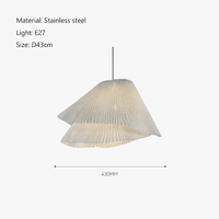 Suspension LED Nordique Wabi Sabi pour Salon Restaurant Lustre Luminaire. | Marco Lucetti