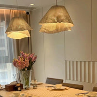 Suspension LED Nordique Wabi Sabi pour Salon Restaurant Lustre Luminaire. | Marco Lucetti