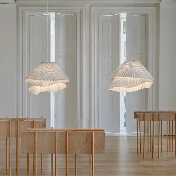 Suspension LED Nordique Wabi Sabi pour Salon Restaurant Lustre Luminaire. | Marco Lucetti
