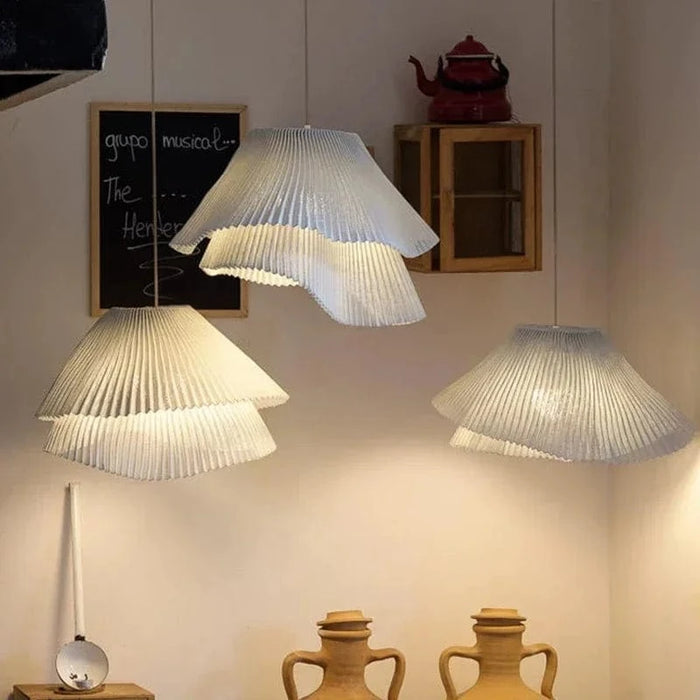 Suspension LED Nordique Wabi Sabi pour Salon Restaurant Lustre Luminaire. | Marco Lucetti
