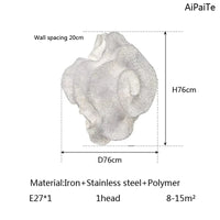 Suspension LED Nuvo Cloud | Marco Lucetti Mur D76cm / Blanc chaud