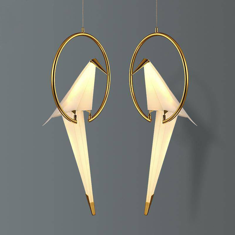 Suspension LED Oiseau Luxe | Marco Lucetti 2 oiseaux