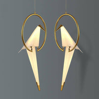 Suspension LED Oiseau Luxe | Marco Lucetti 2 oiseaux
