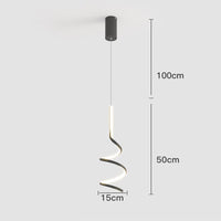 Suspension LED Ondulée Polino | Marco Lucetti