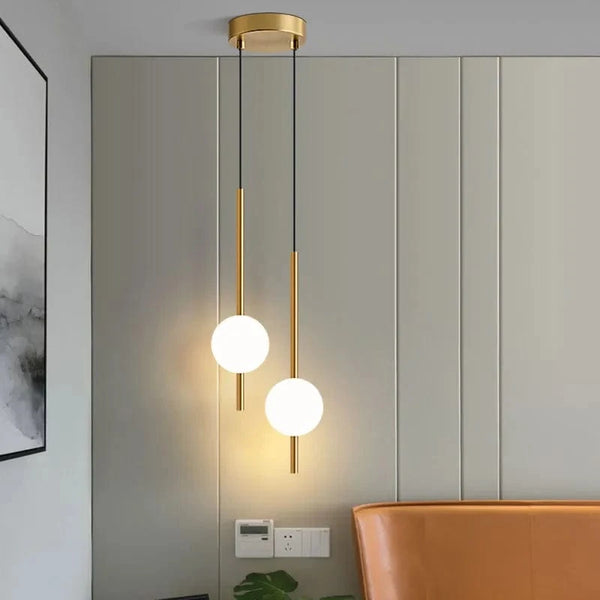 Suspension LED Or et Globe | Marco Lucetti