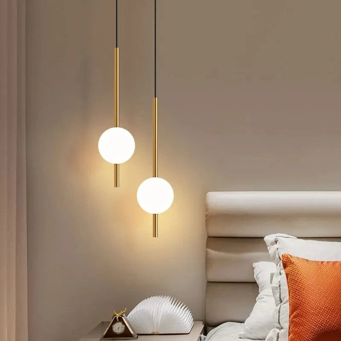 Suspension LED Or et Globe | Marco Lucetti
