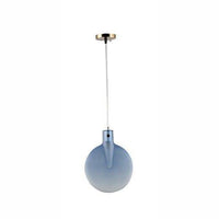 Suspension LED Paddle en verre coloré | Marco Lucetti Bleu