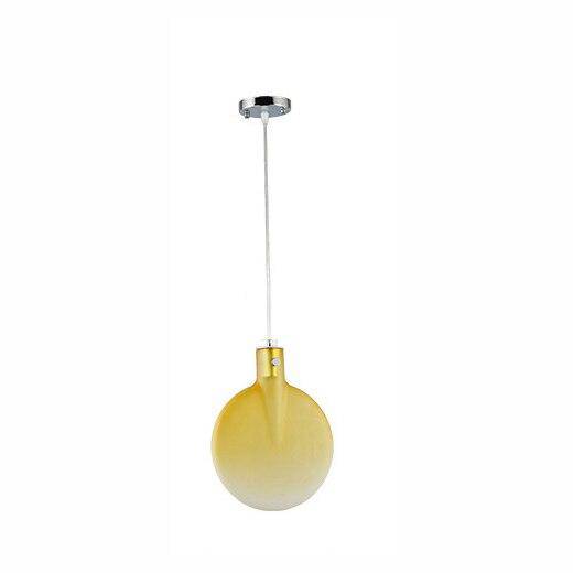 Suspension LED Paddle en verre coloré | Marco Lucetti Jaune