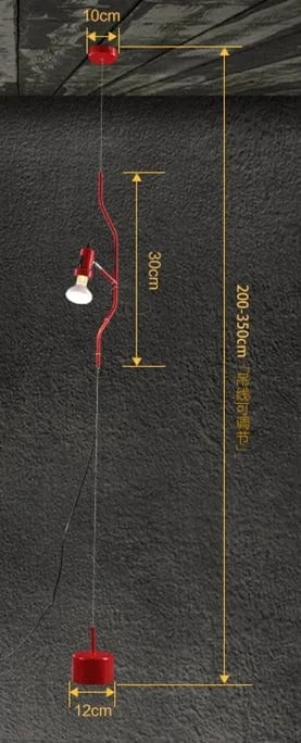 Suspension LED Parentesi: Design Italien Moderne | Marco Lucetti Tout le corps Rouge