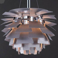 Suspension LED Pinecone Multicolore | Marco Lucetti Argenté / 38cm