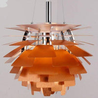 Suspension LED Pinecone Multicolore | Marco Lucetti Rouge cuivré / 38cm